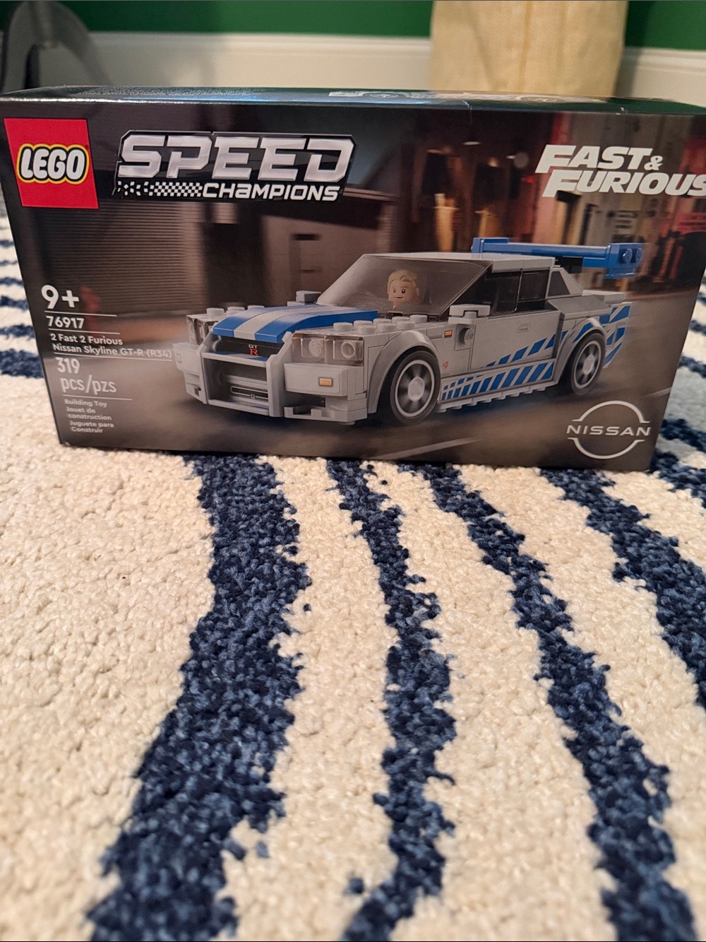 Lego Speed Fast & Furious Champions Nissan Skyline GT‑R R34 – White, Blue